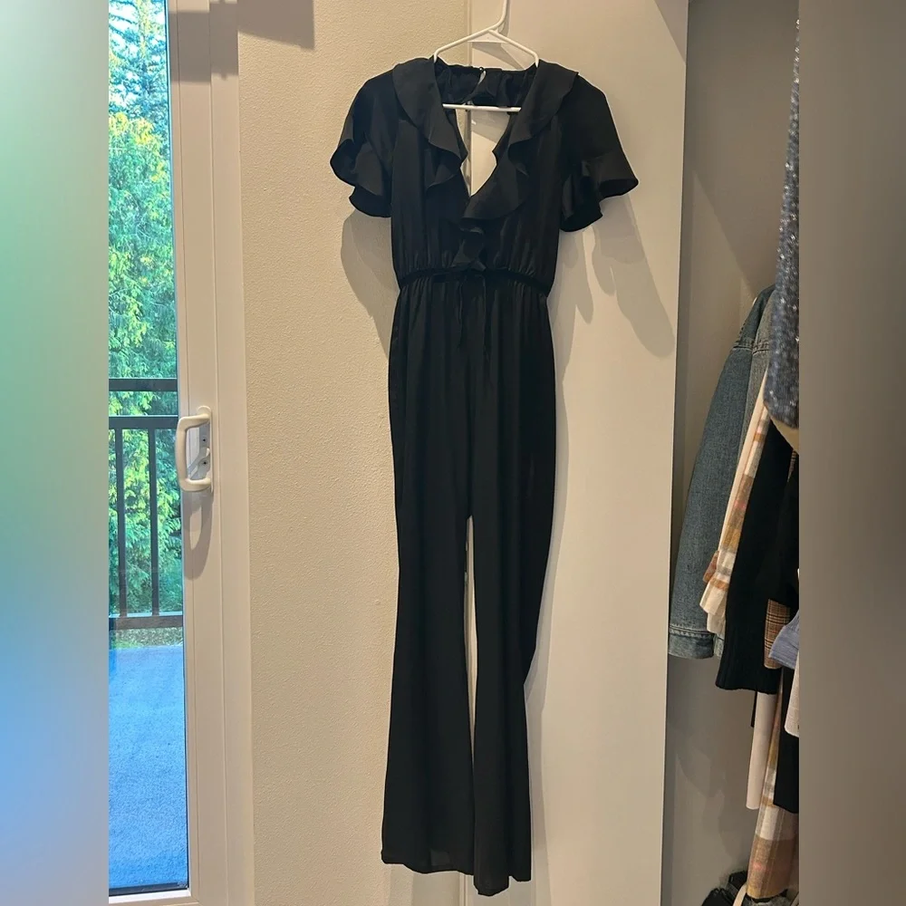 For Love And Lemons Black Jumpsuit - Picture 3 of 6